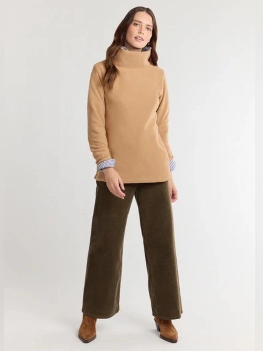 Dudley Stephens Cobble‎ Hill Turtleneck Camel M